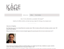 Tablet Screenshot of kagedata.se